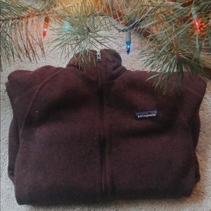Patagonia cozy zip up